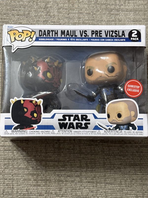 Funko Pop! Vinyl: Darth Maul vs. Pre Vizsla - Star Wars - 2 Pack - New