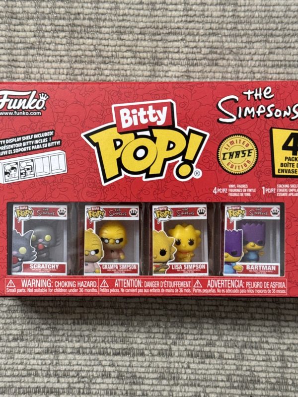 Funko Bitty Pop!: The Simpsons - Bitty Pop! The Simpsons 4-Pack BARTMAN CHASE