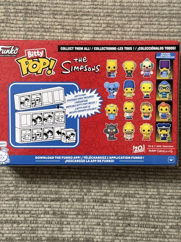 Funko Bitty Pop!: The Simpsons - Bitty Pop! The Simpsons 4-Pack BARTMAN CHASE