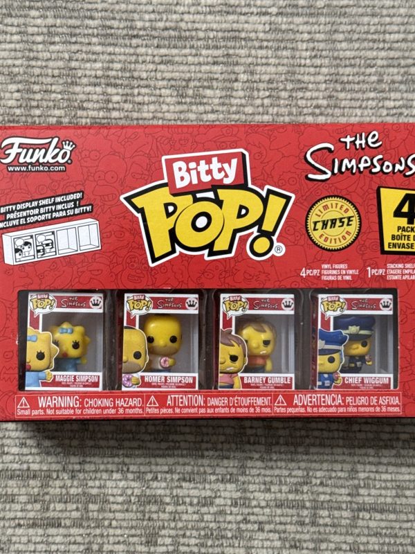 Funko Bitty Pop!: The Simpsons - Bitty Pop! 4-Pack Limited Chase Chief Wiggum