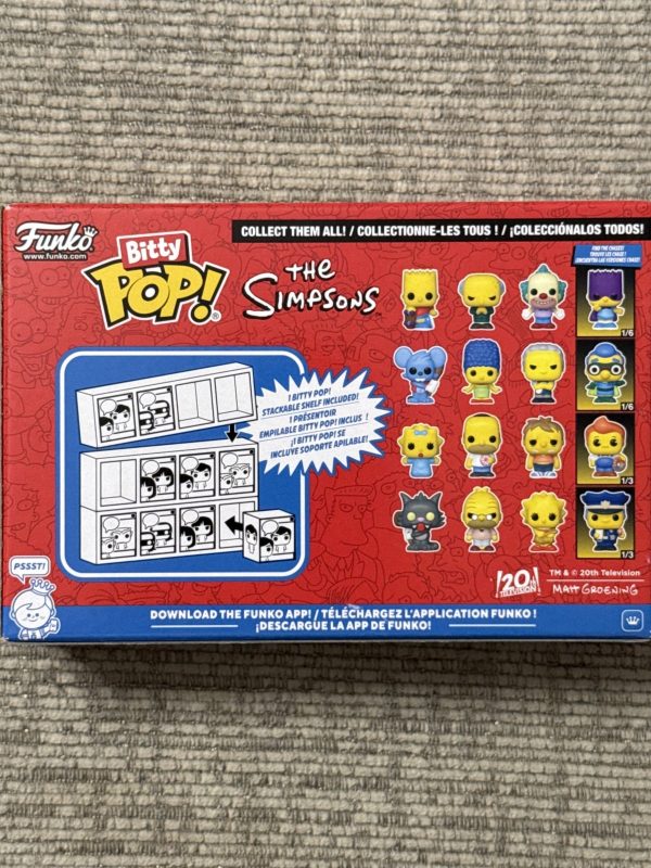 Funko Bitty Pop!: The Simpsons - Bitty Pop! 4-Pack Limited Chase Chief Wiggum