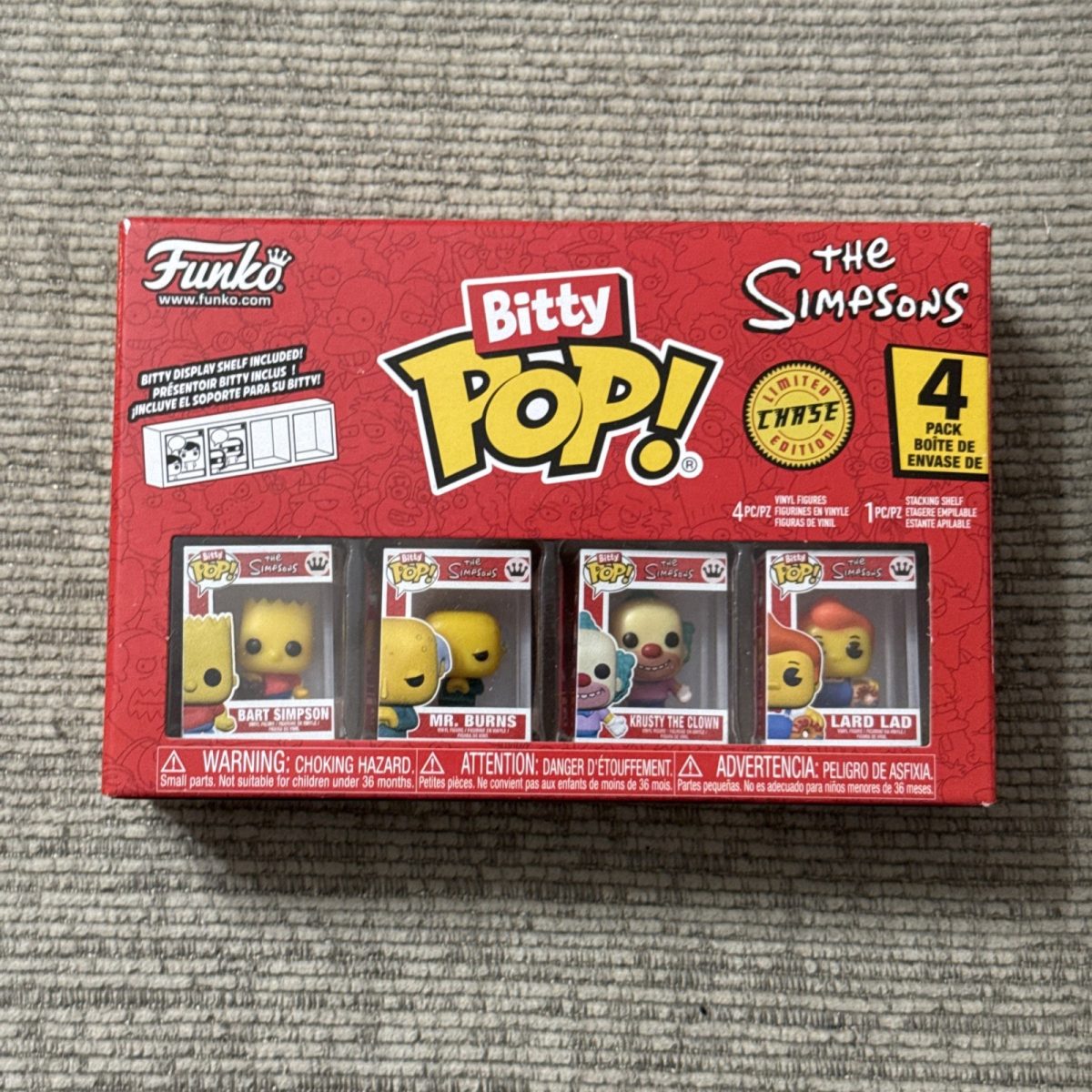 Funko Bitty Pop!: The Simpsons - Bitty Pop! 4-Pack Series 1 Lard Lad LTD. CHASE