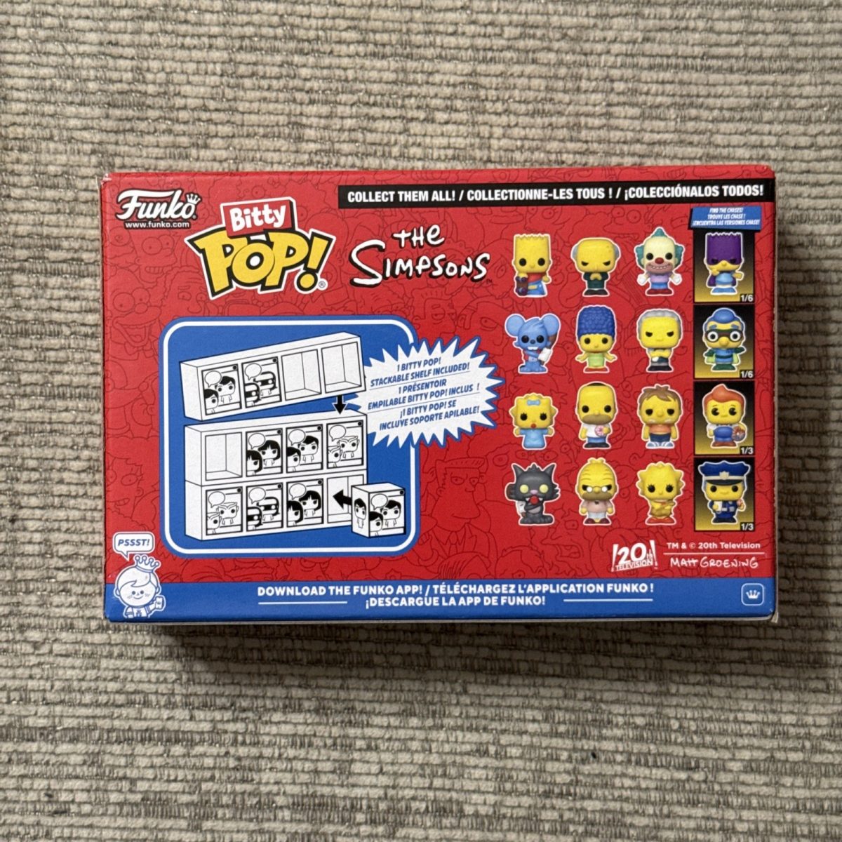 Funko Bitty Pop!: The Simpsons - Bitty Pop! 4-Pack Series 1 Lard Lad LTD. CHASE