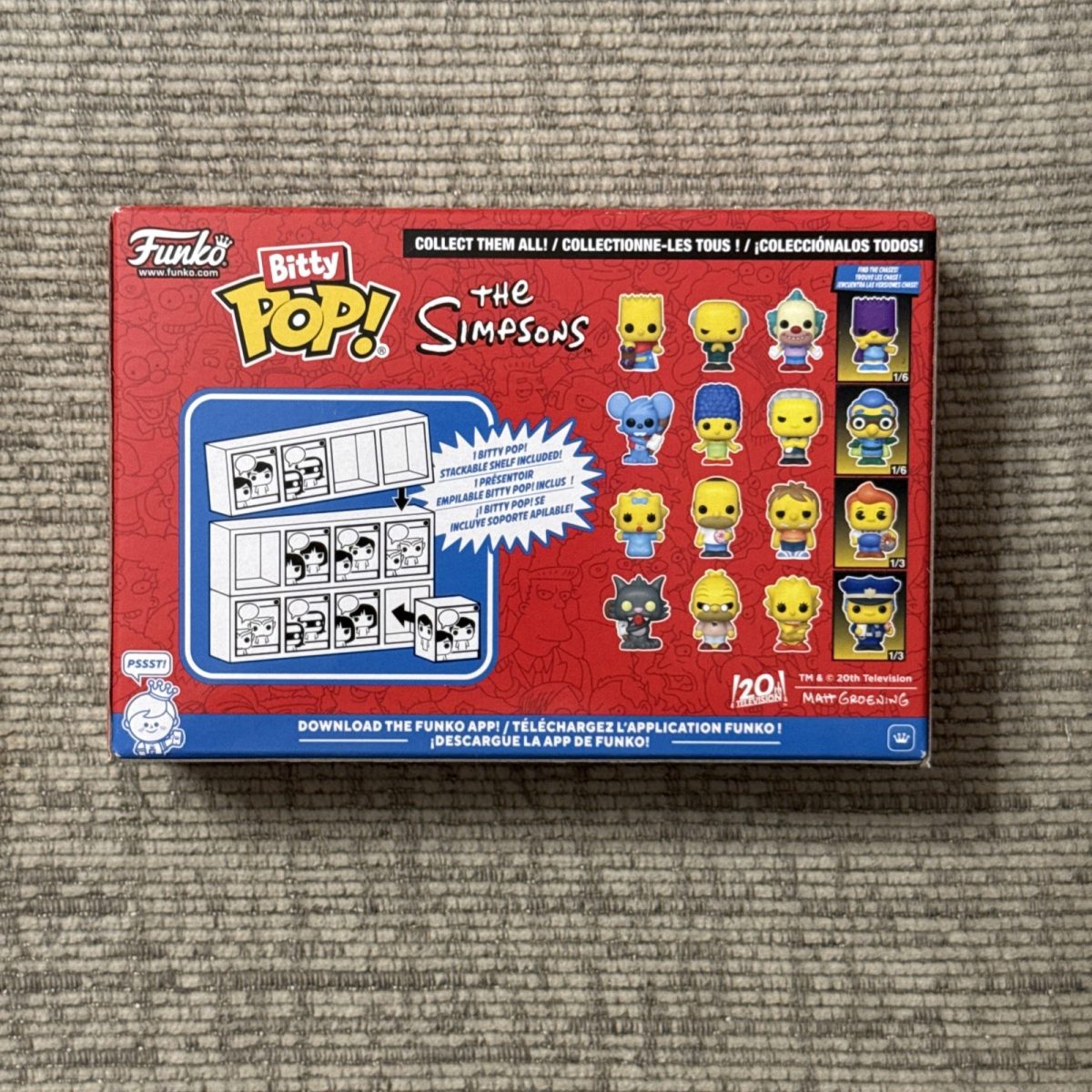 Funko Bitty Pop! The Simpsons 4-Pack Fallout Boy 1/6 Chase