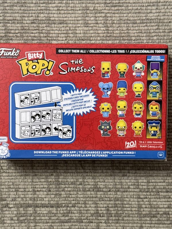 Funko Bitty Pop! The Simpsons 4-Pack Fallout Boy 1/6 Chase