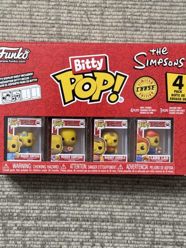 Funko Bitty Pop!: The Simpsons - Bitty Pop! 4-Pack Lard Lad Limited Chase Pack