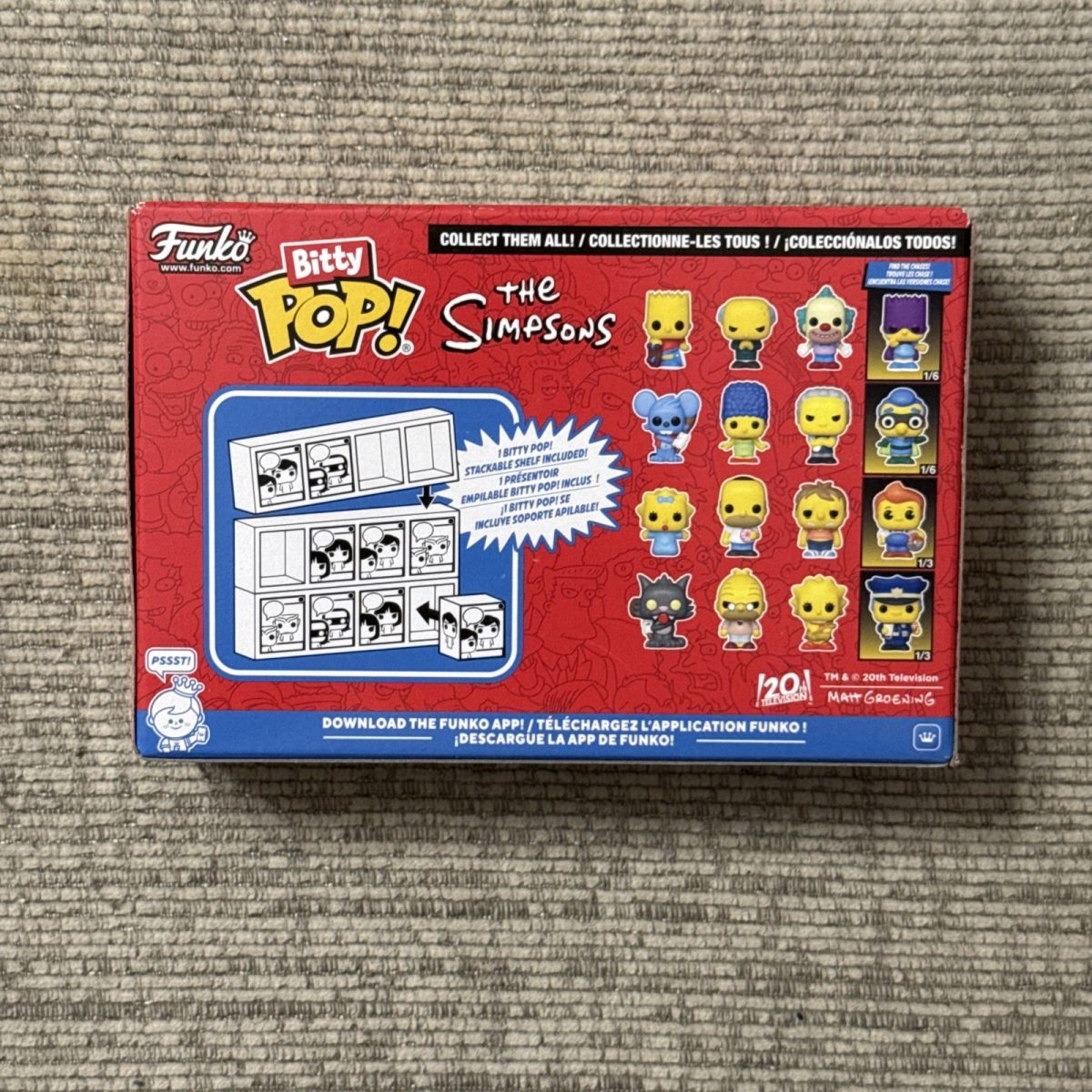 Funko Bitty Pop!: The Simpsons - Bitty Pop! 4-Pack Chief Wiggins Limited Chase