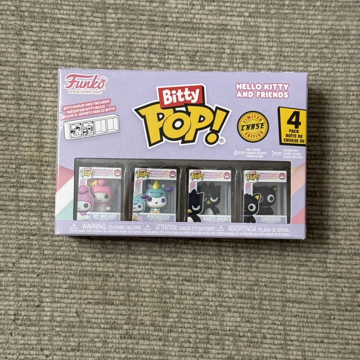 Sanrio Hello Kitty and Friends My Melody Funko Bitty Pop! 4-Pack Chococat Chase