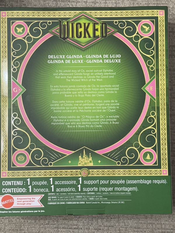 Mattel Wicked Movie Glinda DELUXE Doll MISPRINT ERROR BOX URL 2024 SHIPS NOW! ✅