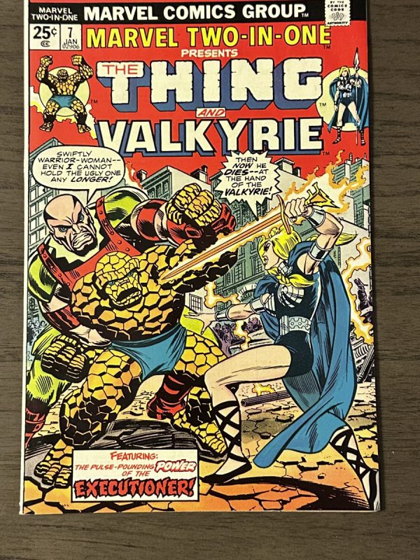 Marvel Two-In-One # 7 - Thing & Valkyrie NM- Cond.