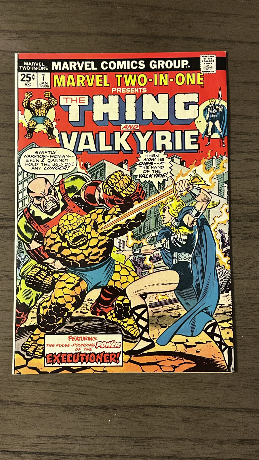 Marvel Two-In-One # 7 - Thing & Valkyrie NM- Cond.