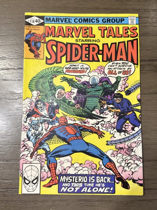 Marvel Tales #118 comic book 1980 starring Amazing Spider-Man vs. Mysterio NM