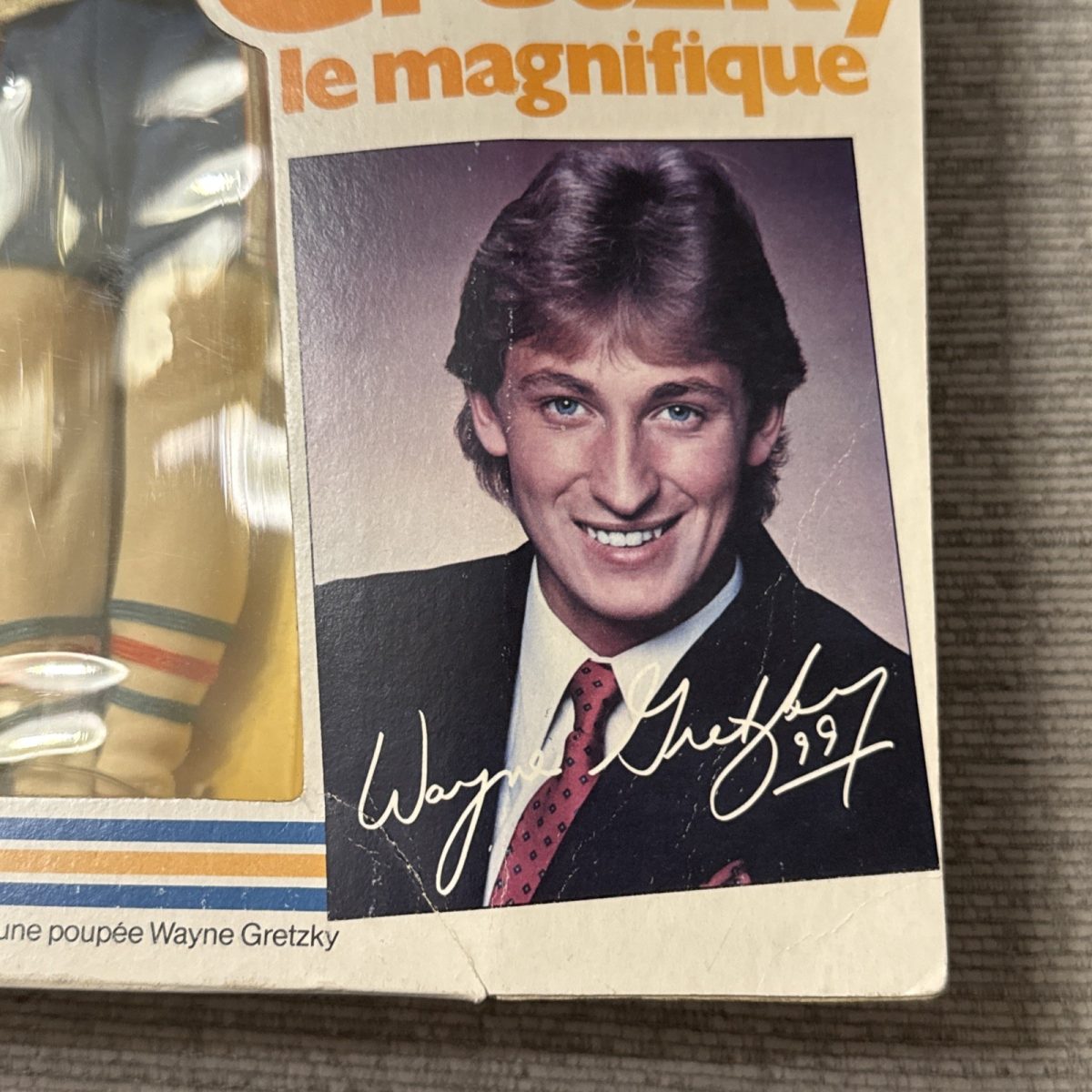 1983 Wayne Gretzky Mattel The Great Gretzky Doll Edmonton Oilers - Unopened