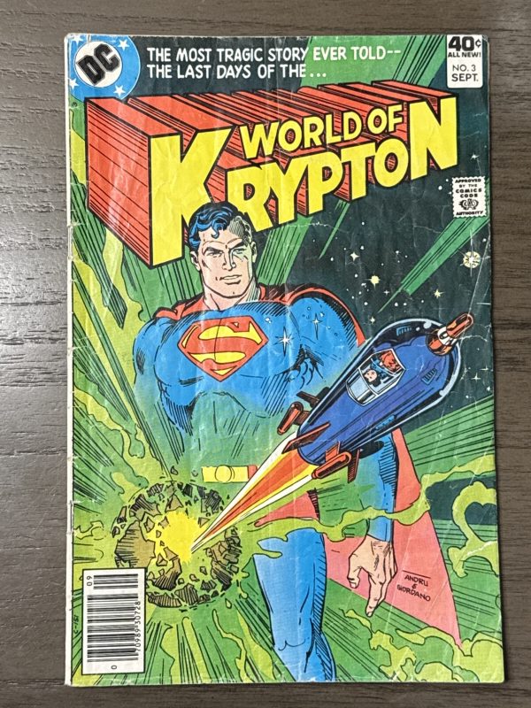 World of Krypton #3 Superman DC Comics Bronze Age vf 1979