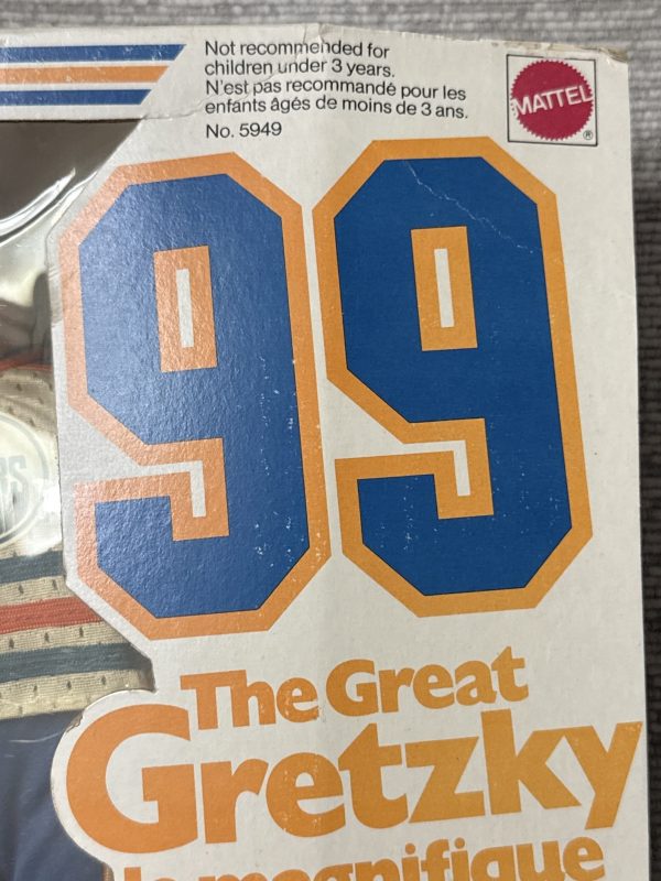 1983 Wayne Gretzky Mattel The Great Gretzky Doll Edmonton Oilers - Unopened