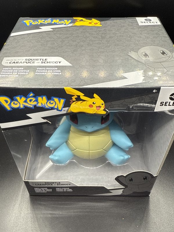 Pokemon Squirtle 4" Vinyl Figure 2024 Jazwares Select Series 2 NEW SEALED
