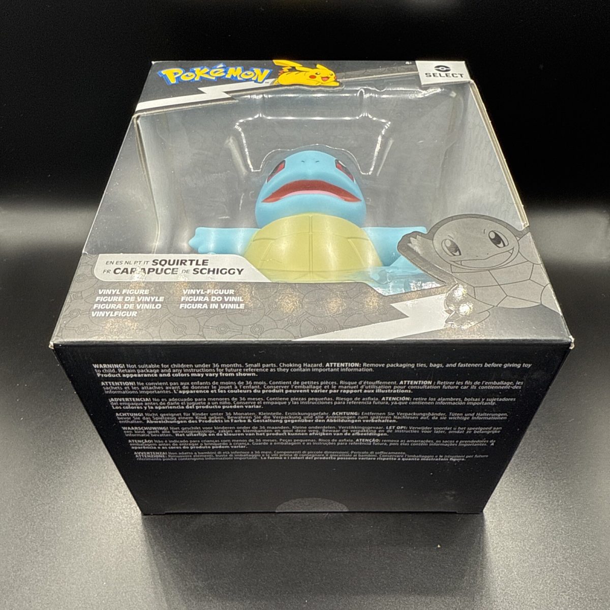 Pokemon Squirtle 4" Vinyl Figure 2024 Jazwares Select Series 2 NEW SEALED