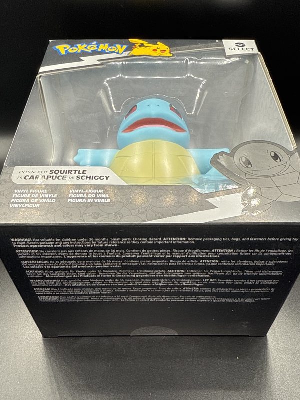 Pokemon Squirtle 4" Vinyl Figure 2024 Jazwares Select Series 2 NEW SEALED