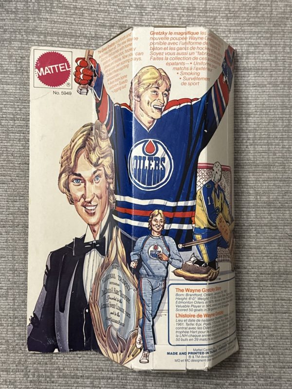 1983 Wayne Gretzky Mattel The Great Gretzky Doll Edmonton Oilers - Unopened
