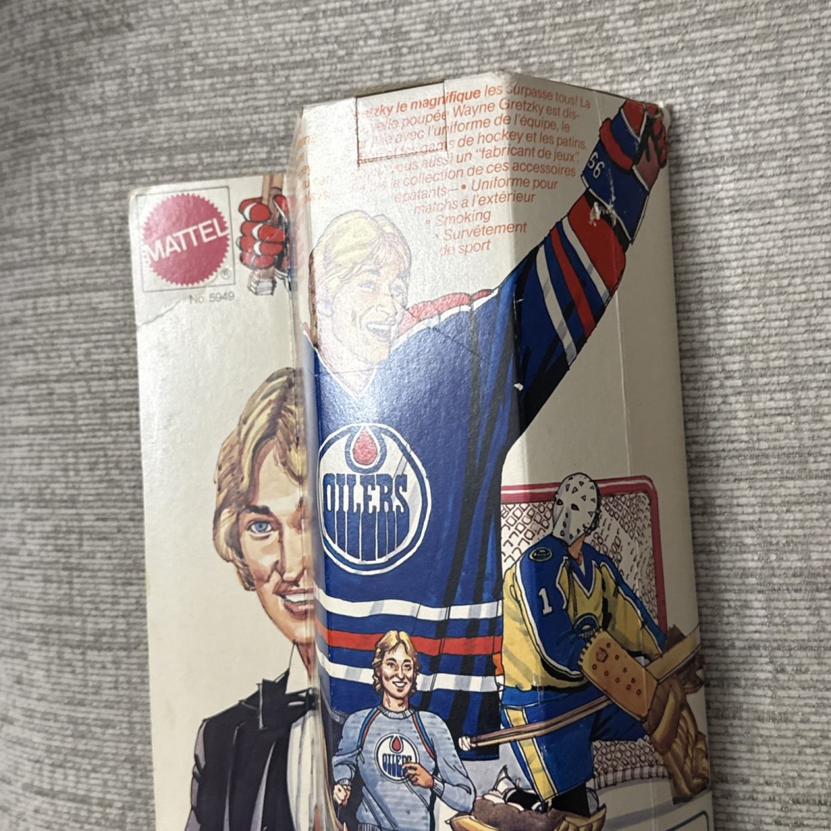 1983 Wayne Gretzky Mattel The Great Gretzky Doll Edmonton Oilers - Unopened