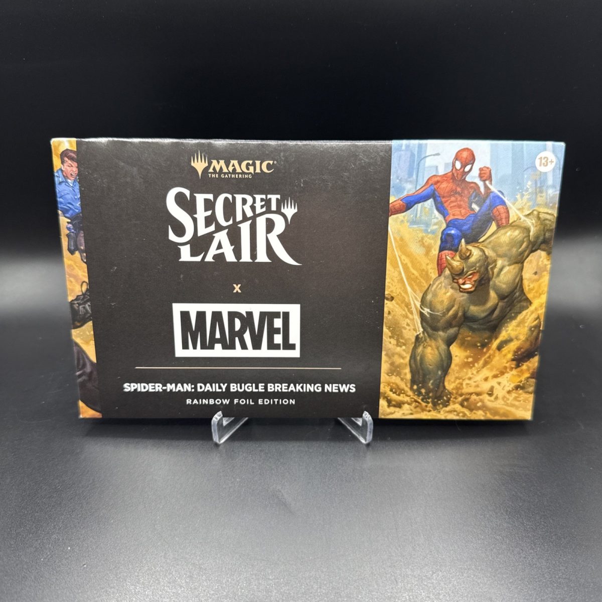 MTG Secret Lair x Marvel's Spider-Man: Daily Bugle Breaking News Rainbow Foil