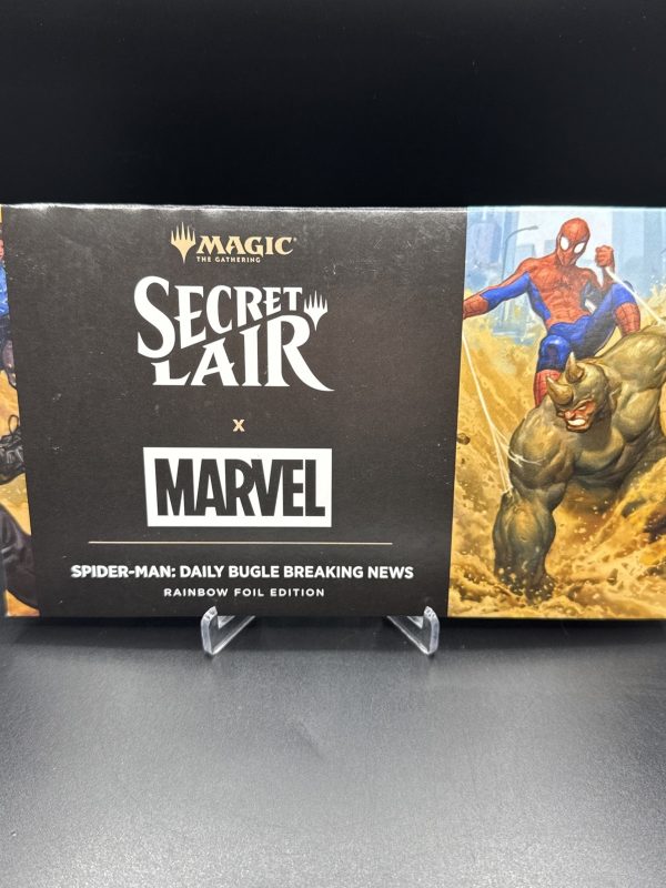MTG Secret Lair x Marvel's Spider-Man: Daily Bugle Breaking News Rainbow Foil