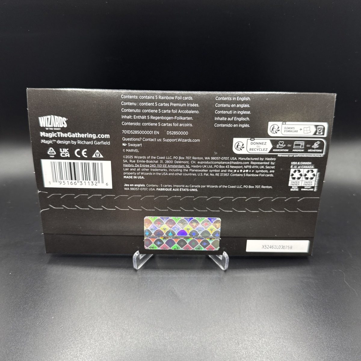 MTG Secret Lair x Marvel's Spider-Man: Heroic Deeds Rainbow Foil Edition In-Hand