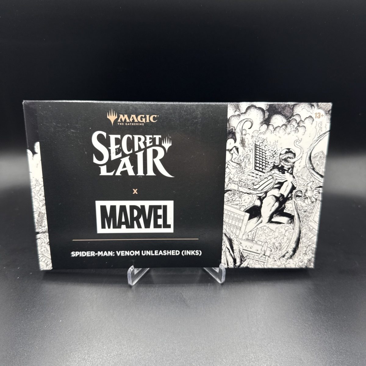 MTG Secret Lair x Spider-Man Venom Unleashed (Inks) Magic Nonfoil Sealed In Hand