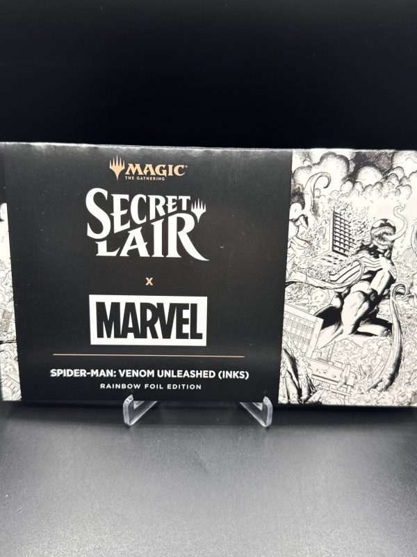 MTG Secret Lair Marvel Spider-Man: Venom Unleashed Inks Rainbow Foil - Sealed