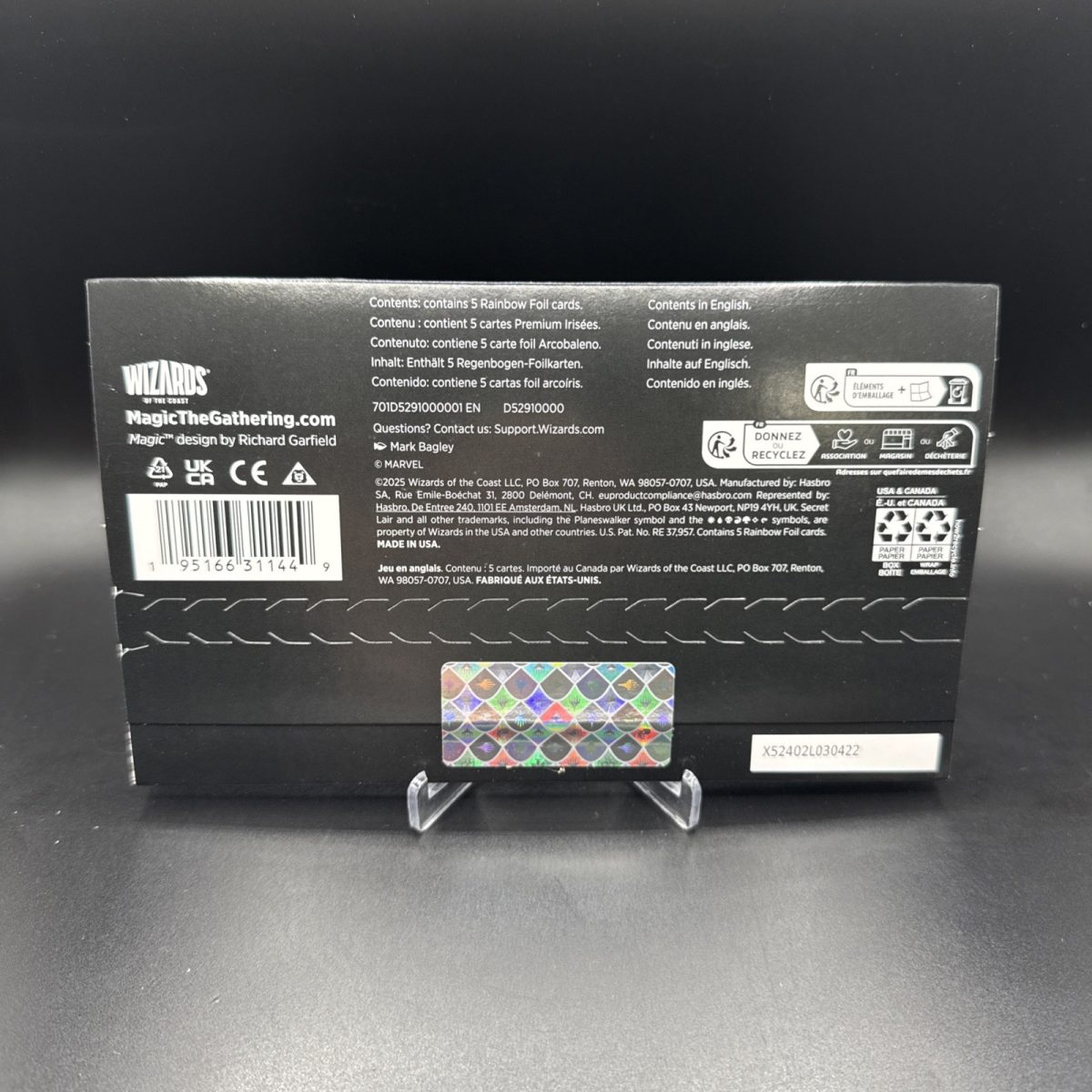 MTG Secret Lair Marvel Spider-Man: Venom Unleashed Inks Rainbow Foil - Sealed