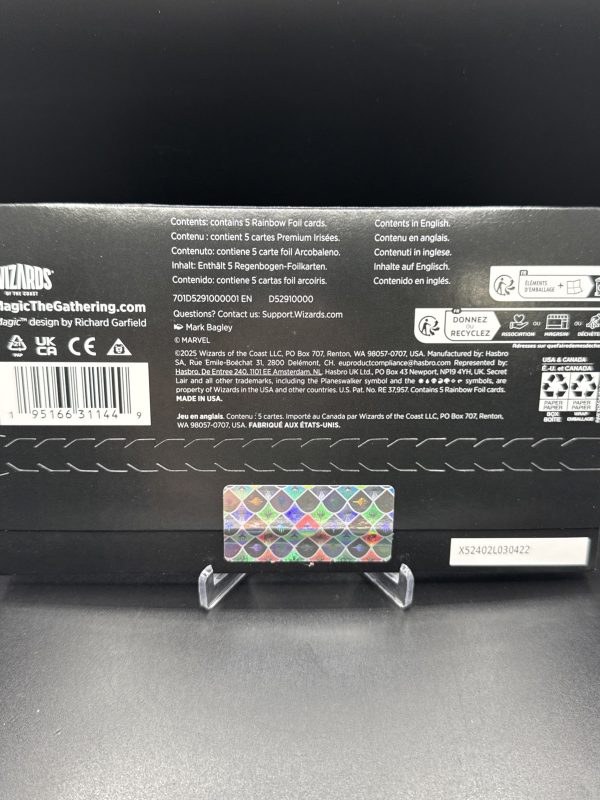 MTG Secret Lair Marvel Spider-Man: Venom Unleashed Inks Rainbow Foil - Sealed