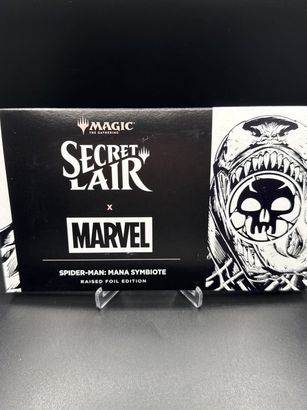 MTG Secret Lair x Marvel Spider-Man Mana Symbiote Raised Foil Sealed In Hand