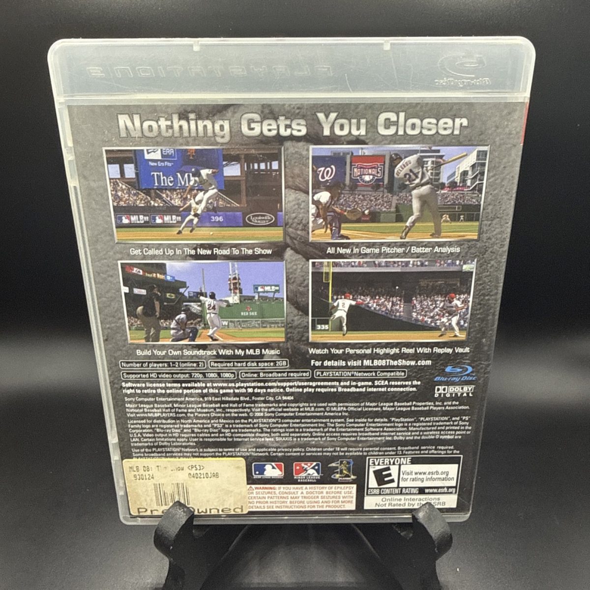 MLB 08: The Show (Sony PlayStation 2, 2008) CIB Manual + Insert