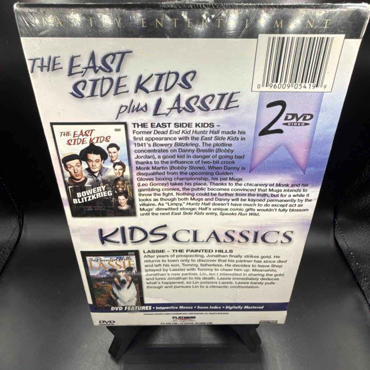 Kids Classics: The East Side Kids Plus - Lassie - (DVD, 1999, 2-Disc Set) New