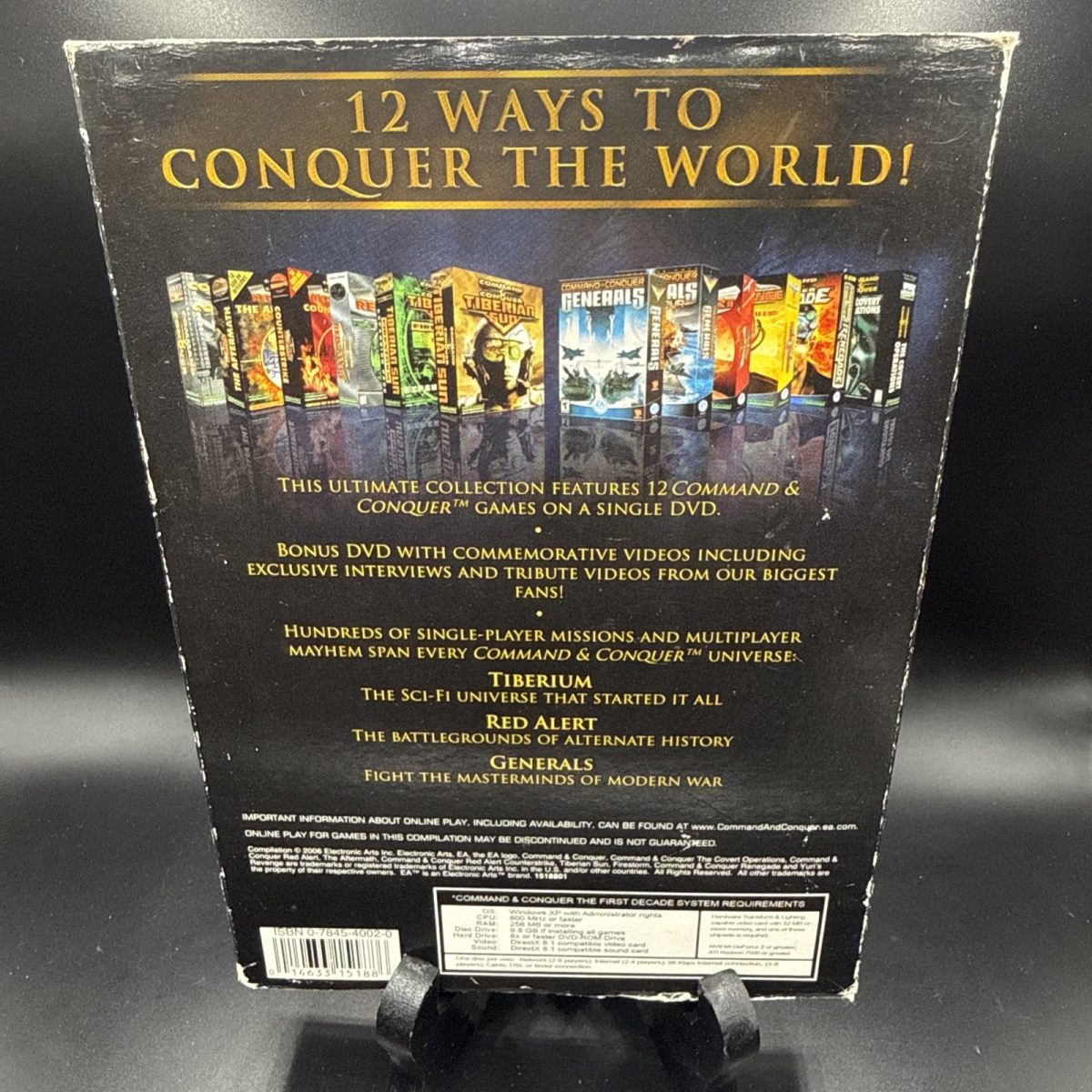 Command & Conquer: The First Decade (PC Windows 2006) Complete CIB W/ Slip Cover