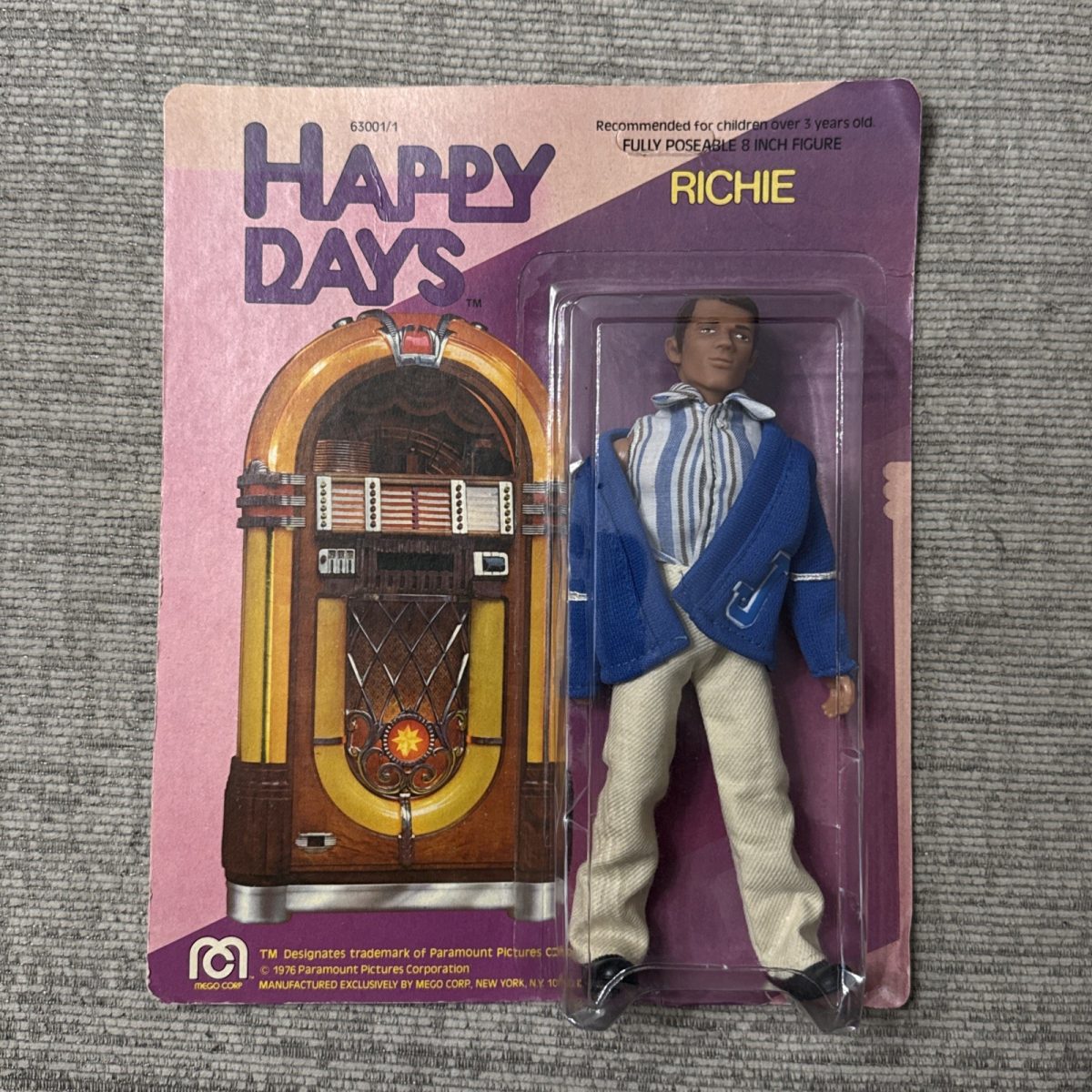 Vintage 1976 Mego Happy Days Richie Action Figure Unpunched. ( T3 )