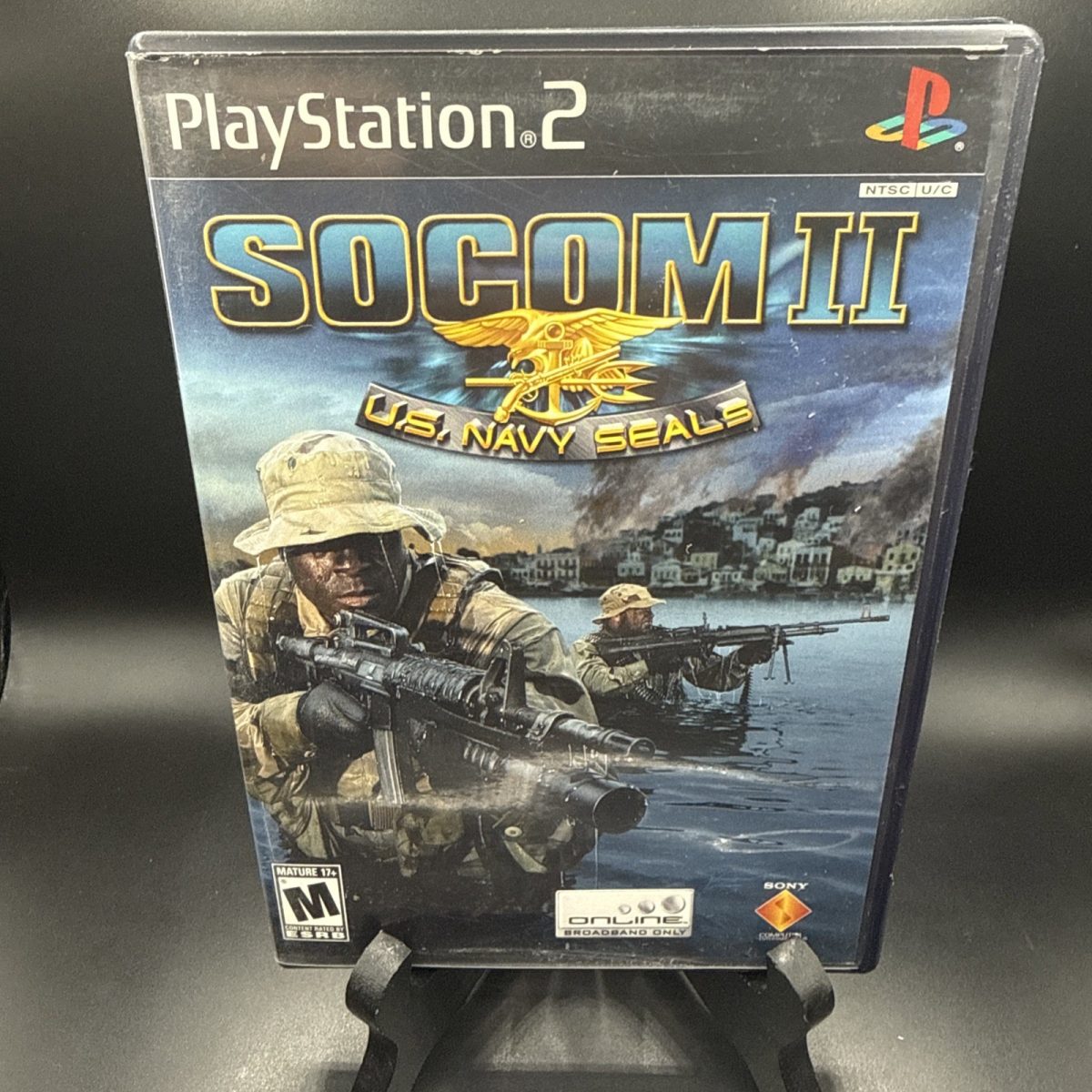 SOCOM II 2 US Navy Seals PS2 PlayStation 2 Complete W/ Manual & Reg Card CIB