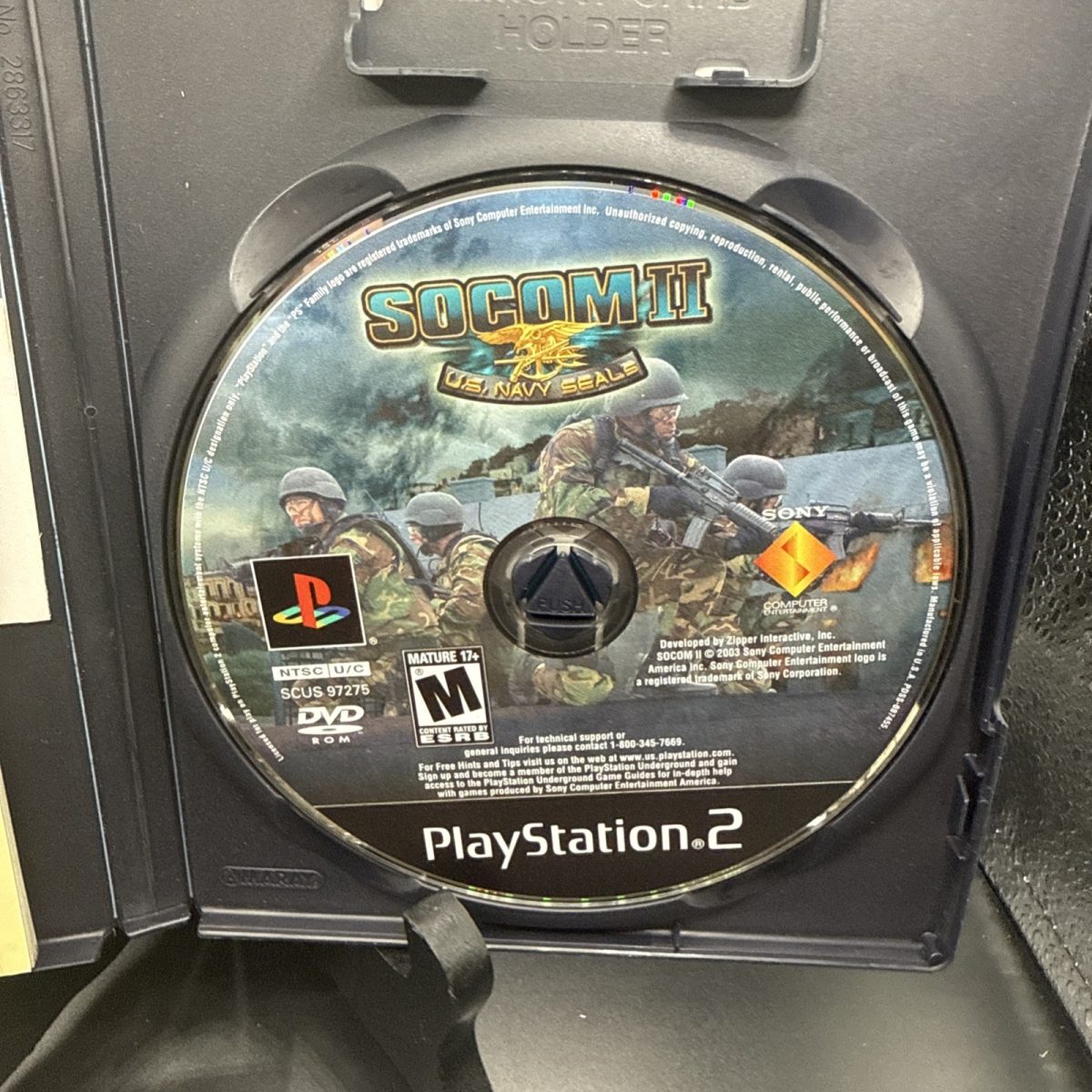 SOCOM II 2 US Navy Seals PS2 PlayStation 2 Complete W/ Manual & Reg Card CIB