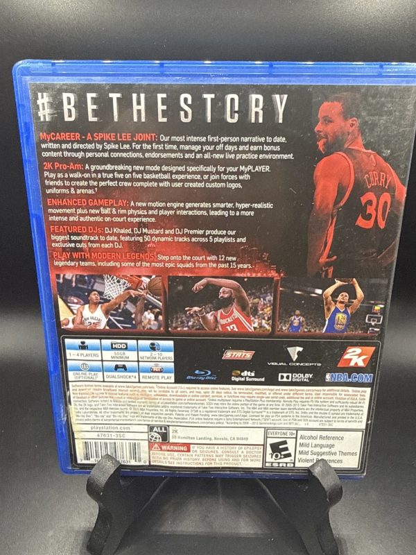 PS4 NBA 2K16 Stephon Curry Cover A Spike Lee Joint Video Game Playstation 4