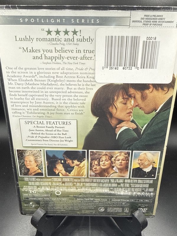 Pride and Prejudice (2006) DVD Keira Knightley NEW SEALED