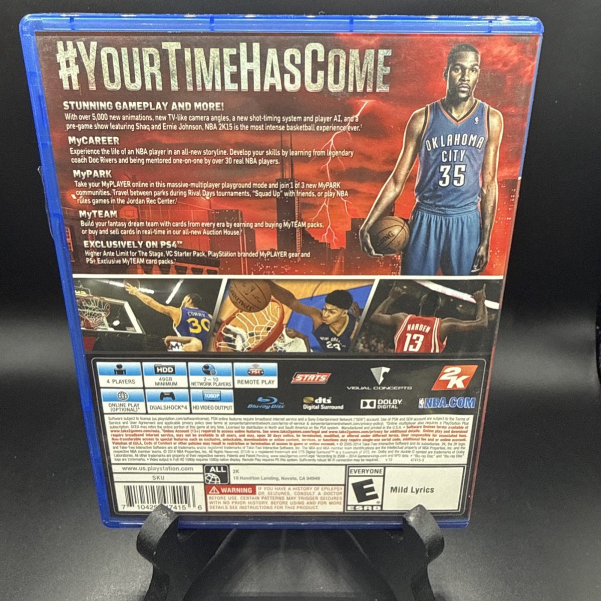 NBA 2K15 (Sony PlayStation 4, 2014) PS4 Complete w/ Manual - Tested Working
