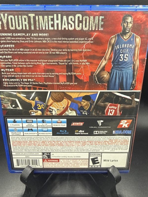 NBA 2K15 (Sony PlayStation 4, 2014) PS4 Complete w/ Manual - Tested Working