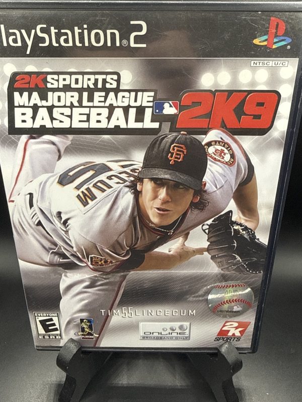 Major League Baseball MLB 2K9 PlayStation 2 PS2 No Manual Working Game Nice