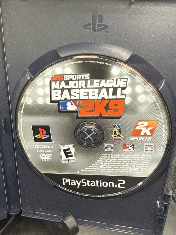 Major League Baseball MLB 2K9 PlayStation 2 PS2 No Manual Working Game Nice