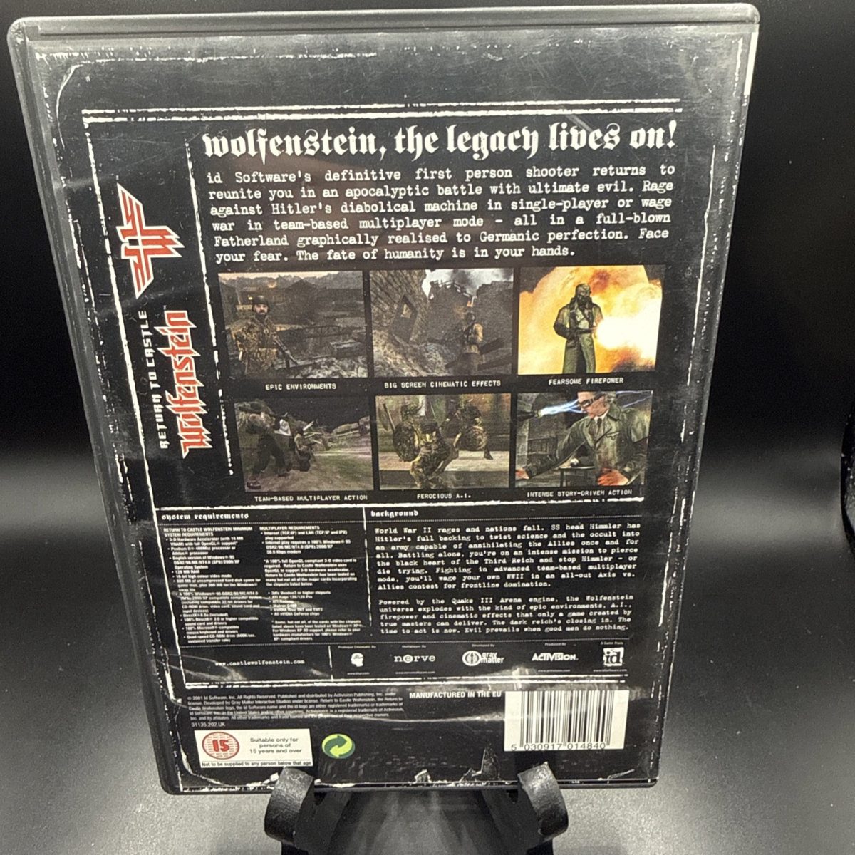 Return to Castle Wolfenstein (Windows 95 / 98 / 2000 / ME / XP) [Complete] CIB