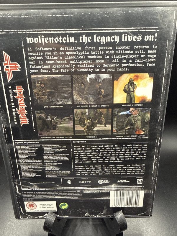 Return to Castle Wolfenstein (Windows 95 / 98 / 2000 / ME / XP) [Complete] CIB