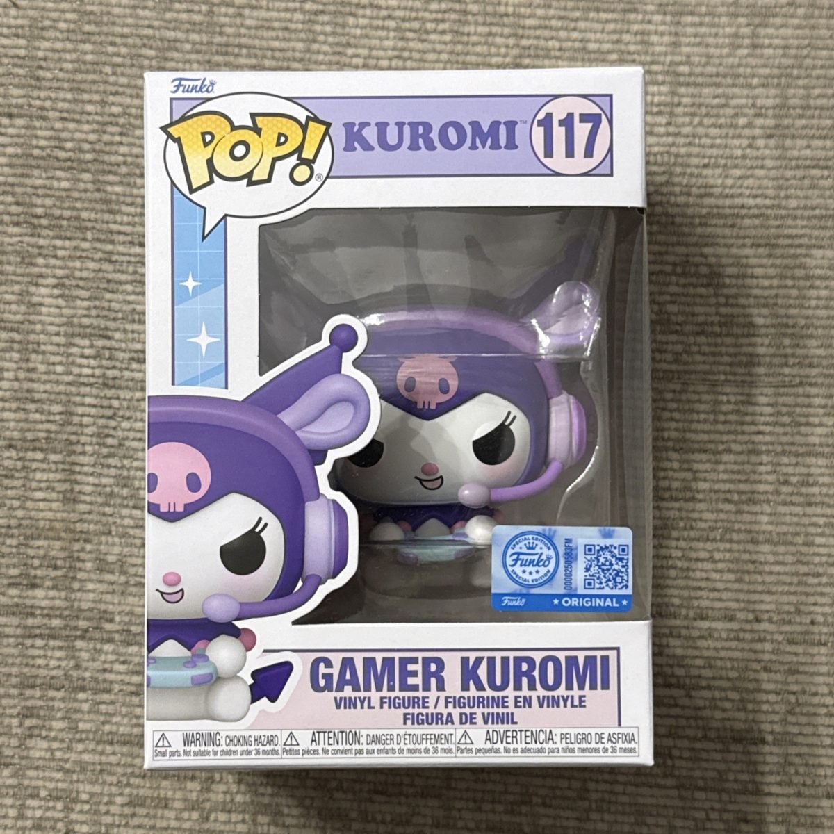 Funko Pop! Sanrio Gamer Kuromi #117 Exclusive Hello Kitty & Friends Figure