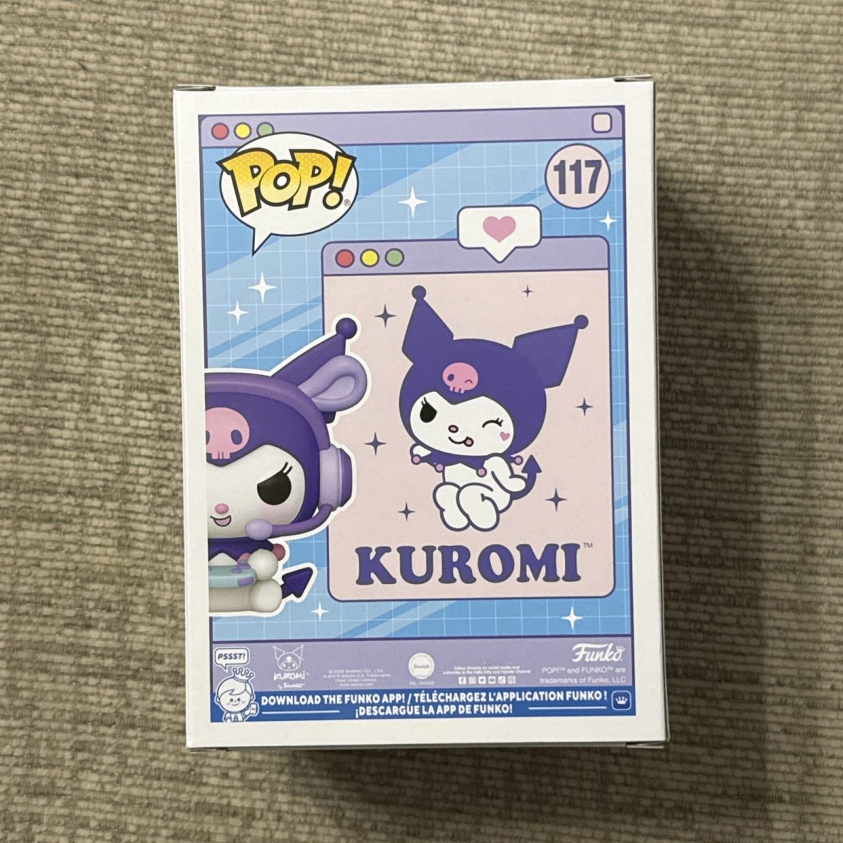 Funko Pop! Sanrio Gamer Kuromi #117 Exclusive Hello Kitty & Friends Figure