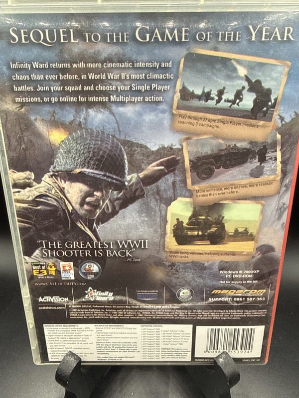 Call of Duty 2 PC CD Rom Game Super Hits Complete Activision