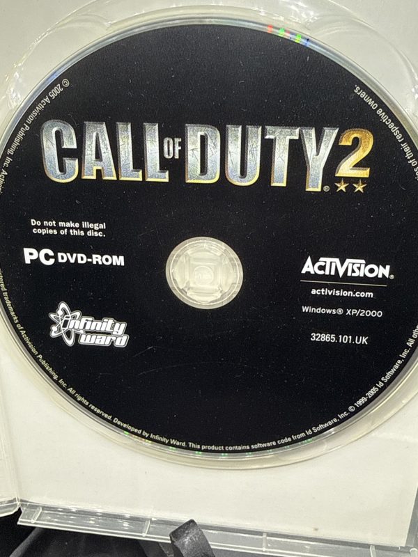 Call of Duty 2 PC CD Rom Game Super Hits Complete Activision